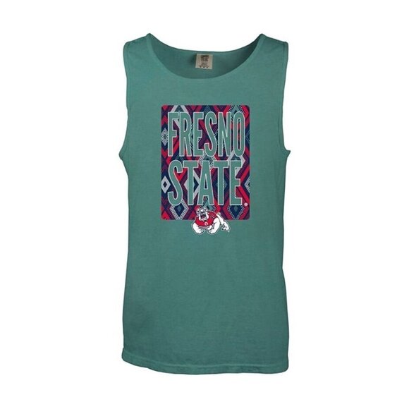 NEW Fresno State Bulldogs Men's Large Tank Top Seafoam College Football NCAA - Picture 1 of 3